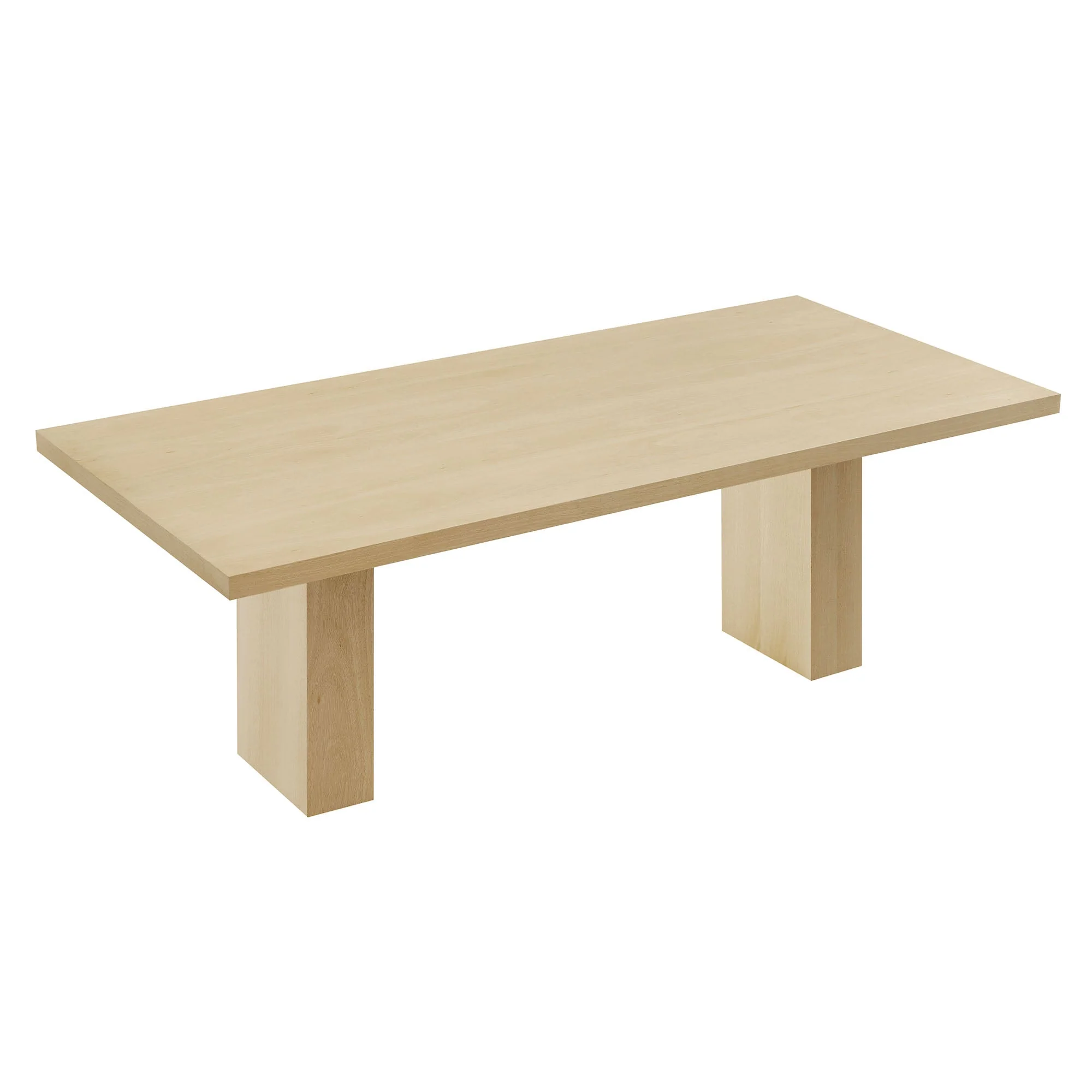 Piston 82" Rectangular Wood Dining Table in Natural - Image 6