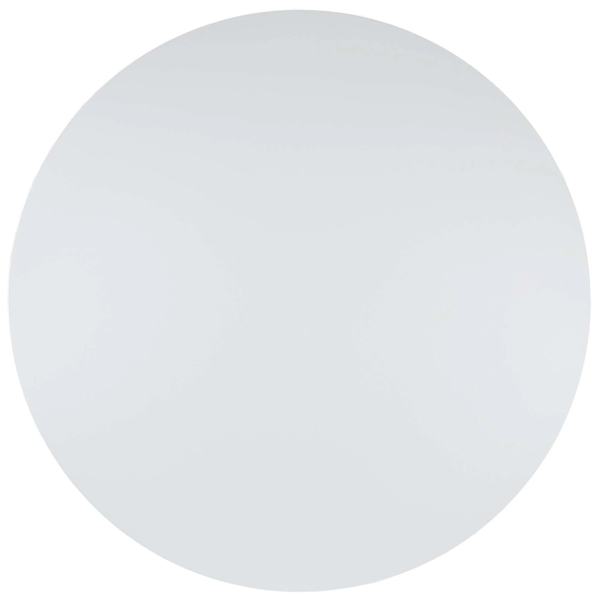 Platter Round Dining Table in White - Image 4