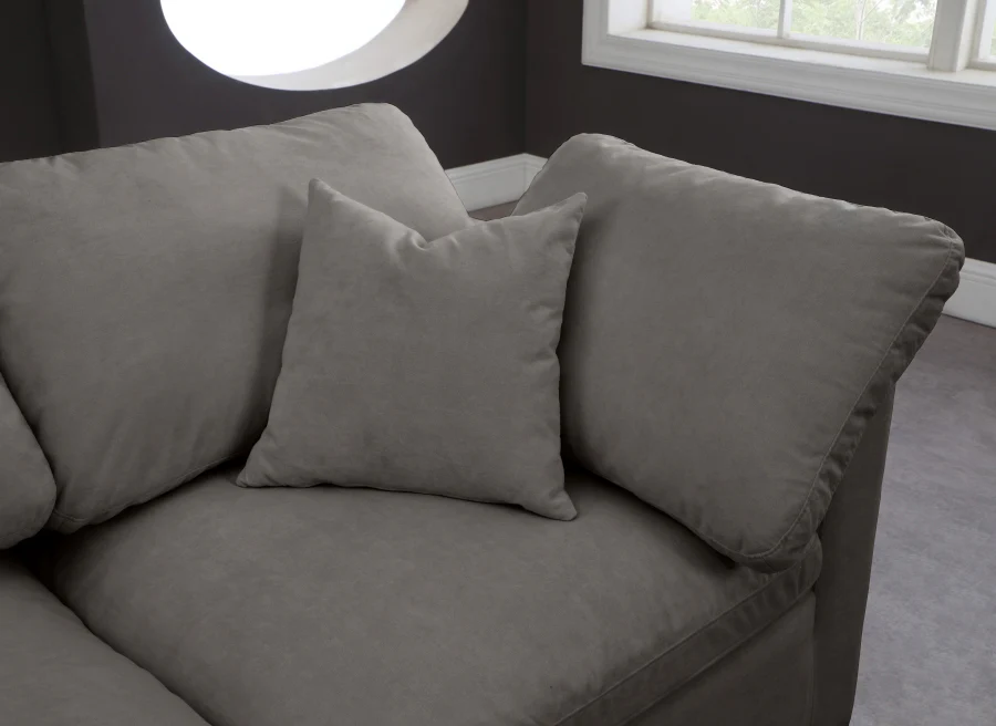 Plush Velvet Standard Comfort Modular Sofa - Image 23