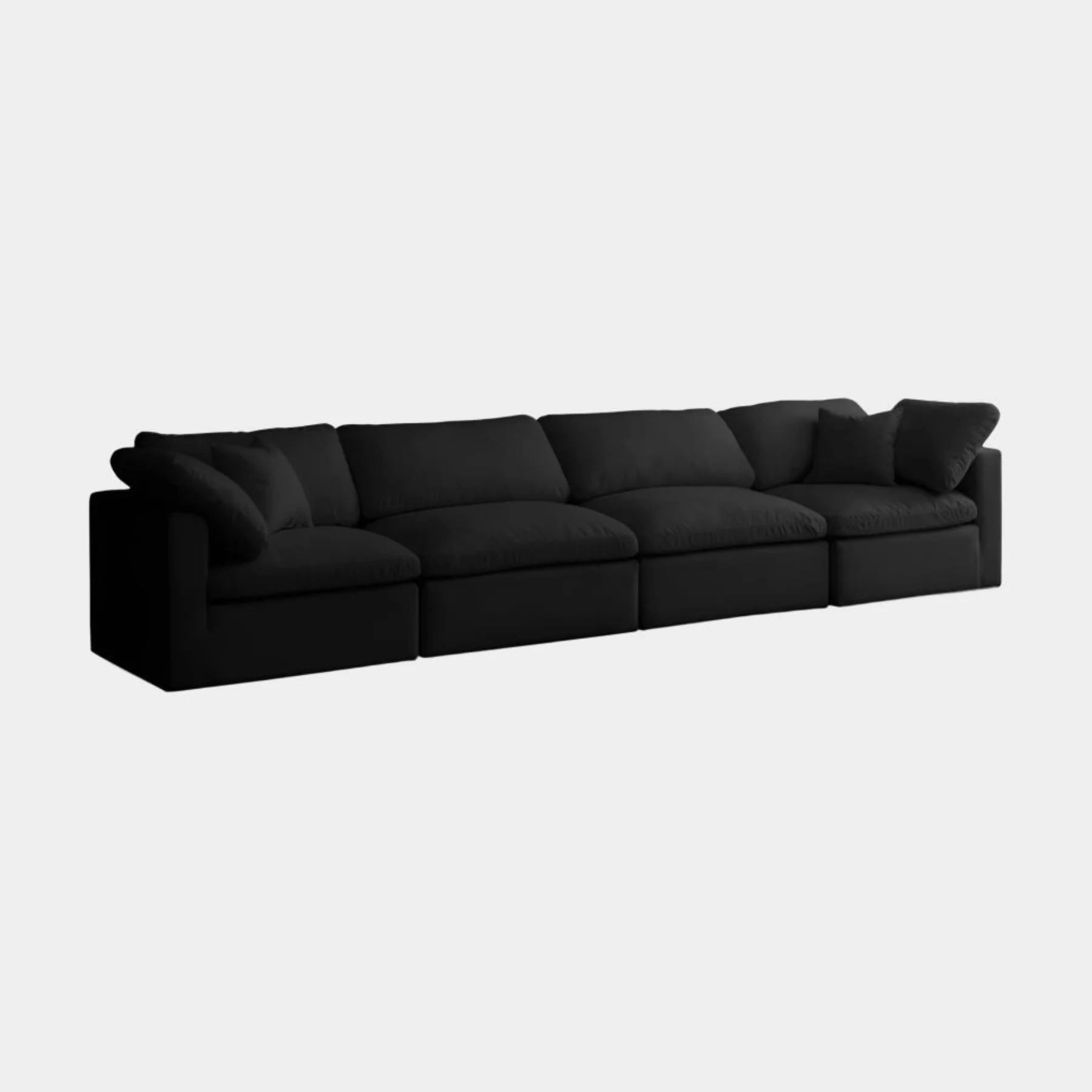 Plush Velvet Standard Comfort Modular Sofa - Image 9