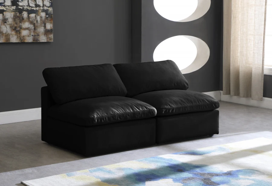 Plush Velvet Standard Comfort Modular Sofa - Image 11