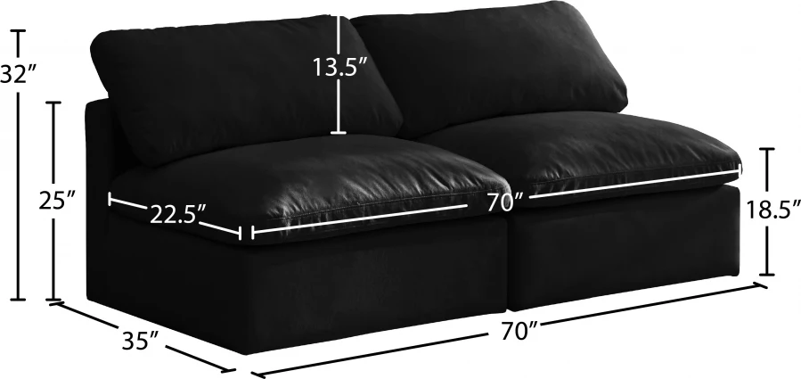 Plush Velvet Standard Comfort Modular Sofa - Image 17