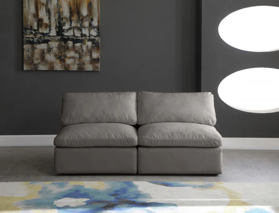 Plush Velvet Standard Comfort Modular Sofa - Image 21