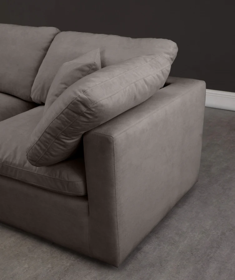 Plush Velvet Standard Comfort Modular Sofa - Image 23