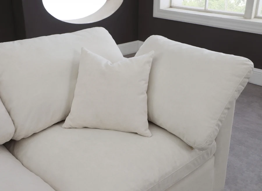 Plush Velvet Standard Comfort Modular Sofa - Image 33