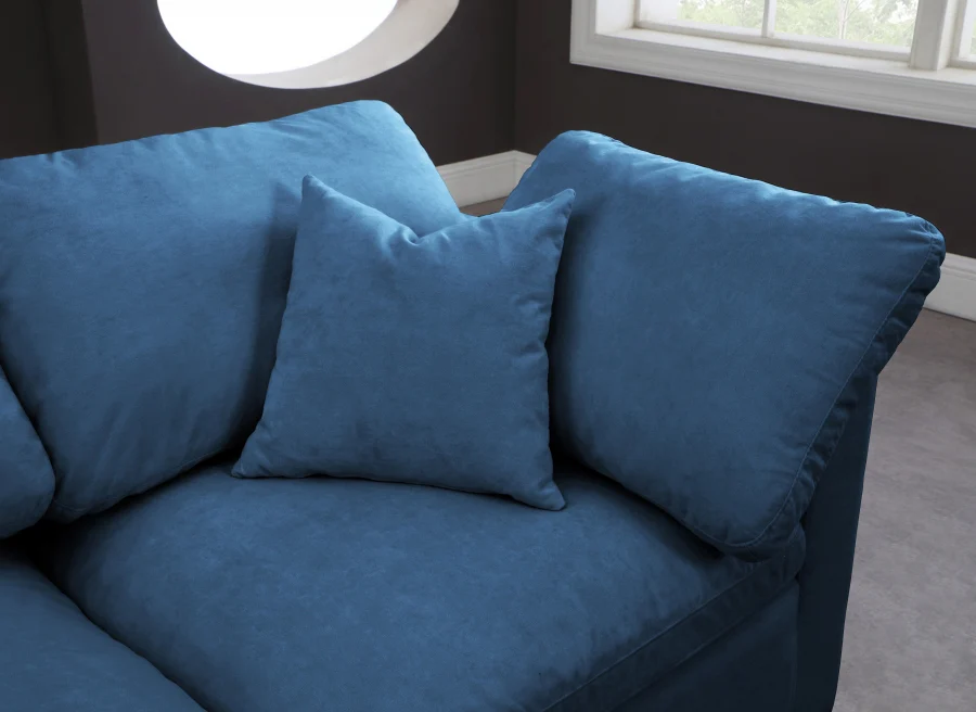 Plush Velvet Standard Comfort Modular Sofa - Image 6