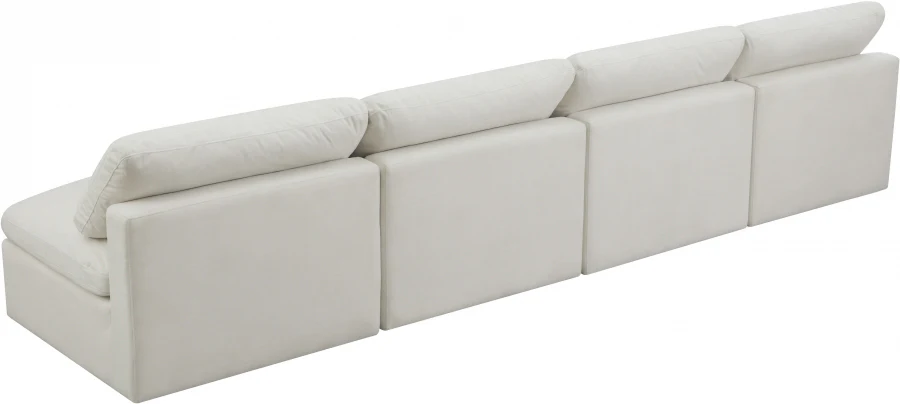 Plush Velvet Standard Comfort Modular Sofa - Image 30