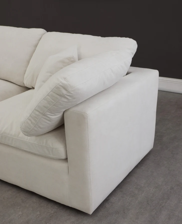 Plush Velvet Standard Comfort Modular Sofa - Image 31