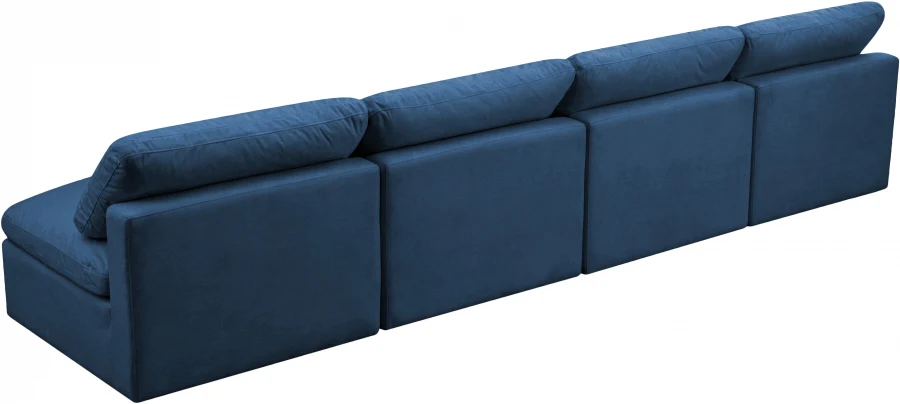Plush Velvet Standard Comfort Modular Sofa - Image 4