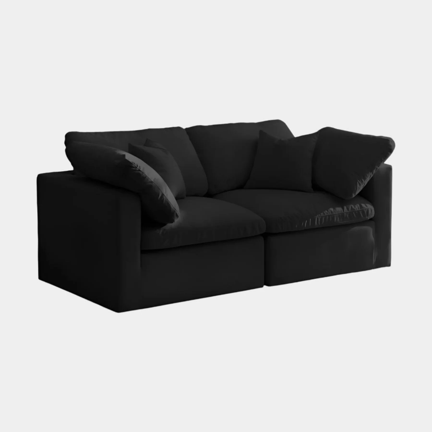 Plush Velvet Standard Comfort Modular Sofa - Image 10