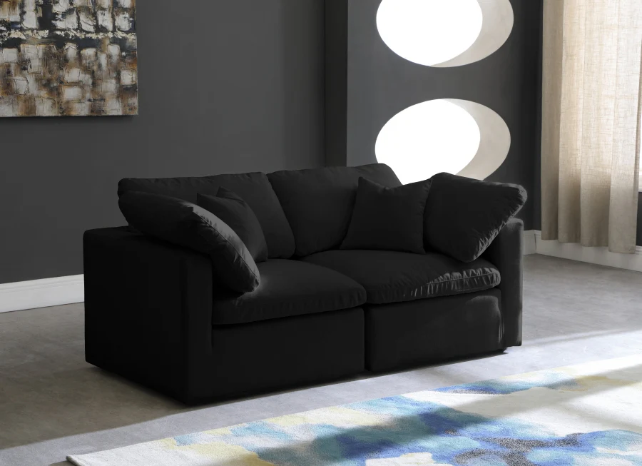 Plush Velvet Standard Comfort Modular Sofa - Image 11