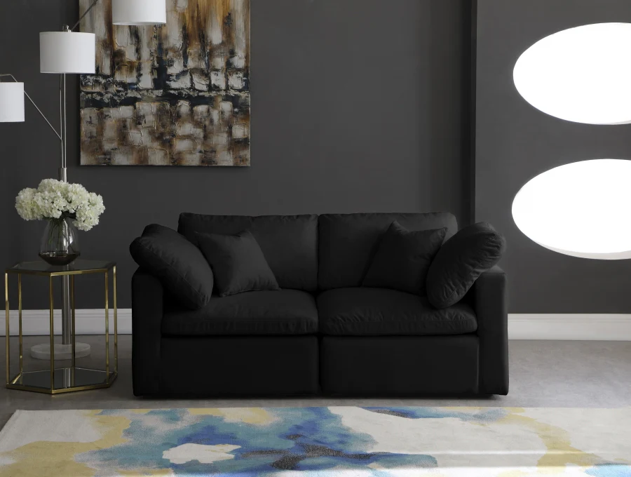 Plush Velvet Standard Comfort Modular Sofa - Image 12