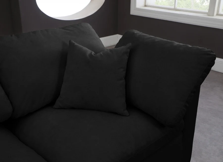 Plush Velvet Standard Comfort Modular Sofa - Image 15