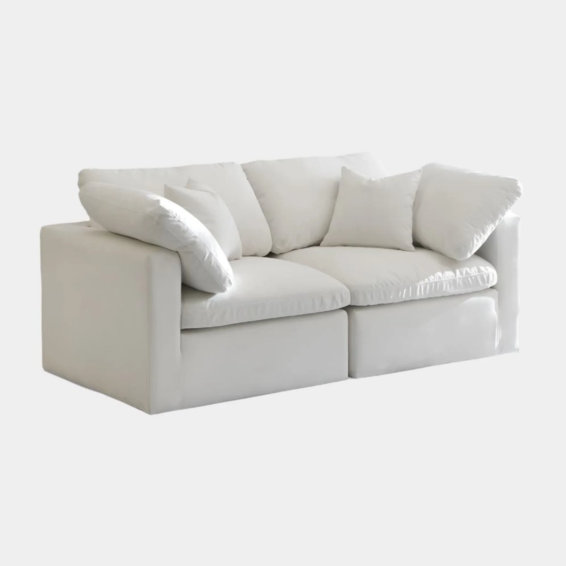 Plush Velvet Standard Comfort Modular Sofa - Image 28