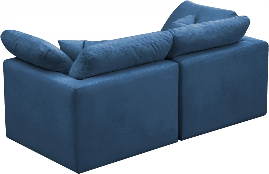 Plush Velvet Standard Comfort Modular Sofa - Image 4