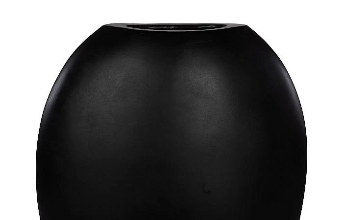 Pod Vase, Large, Black Matte - Image 3