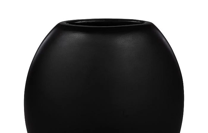 Pod Vase, Medium, Black Matte - Image 3
