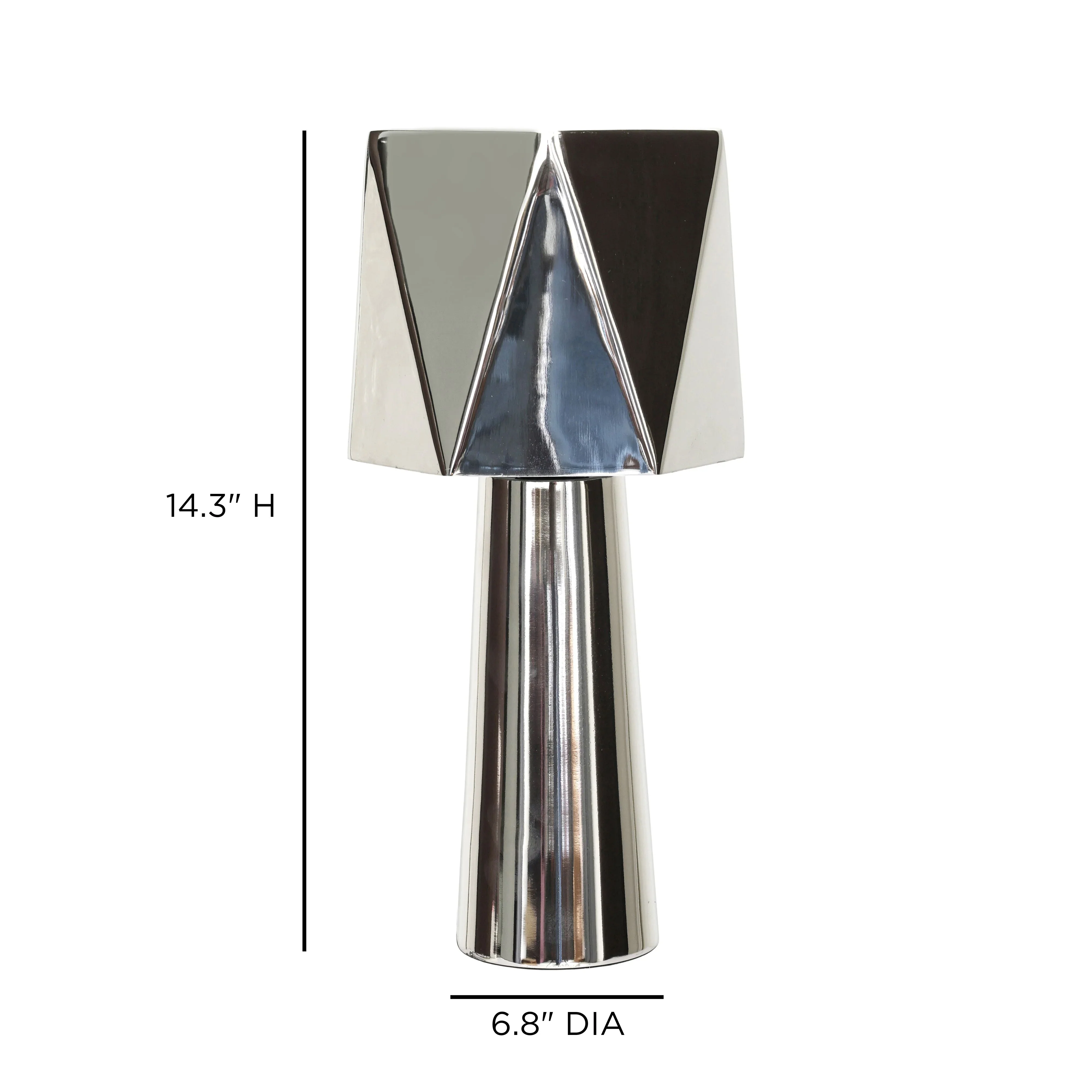 Polished Nickel Table Lamp - Image 5