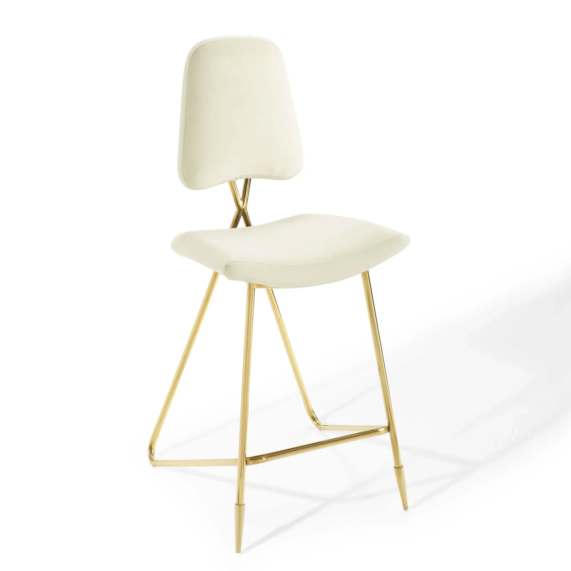 Ponder Performance Velvet Bar Stool Set of 2 - Image 4