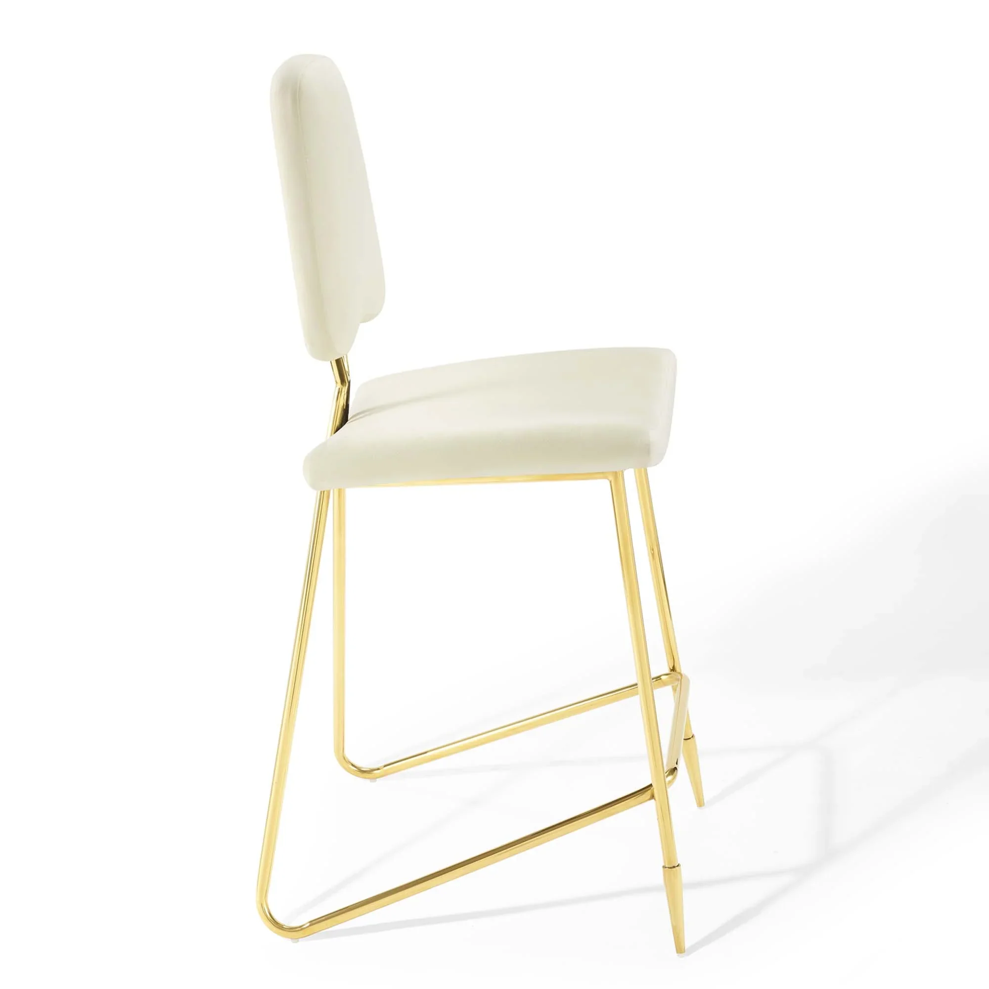 Ponder Performance Velvet Bar Stool Set of 2 - Image 5