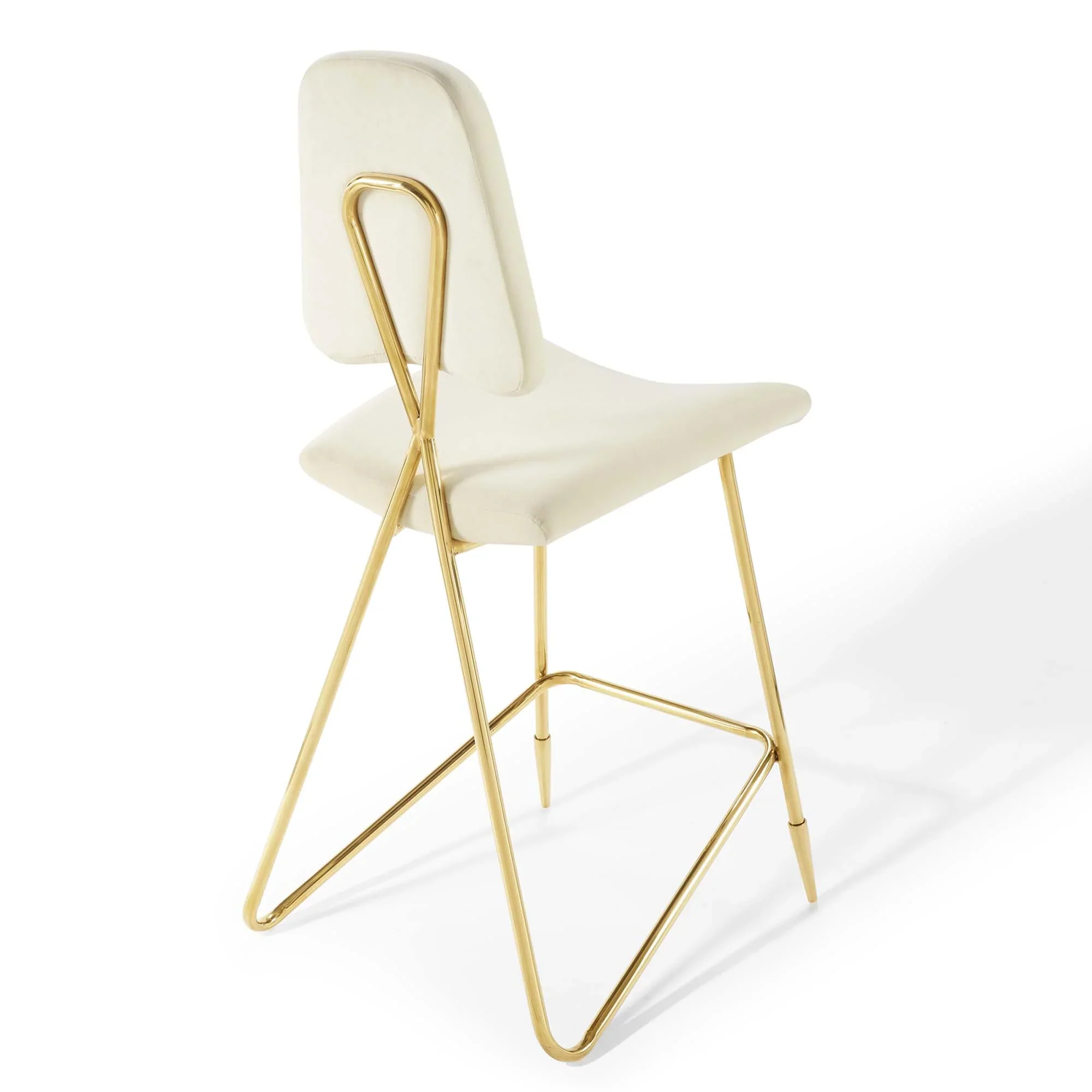 Ponder Performance Velvet Bar Stool Set of 2 - Image 6