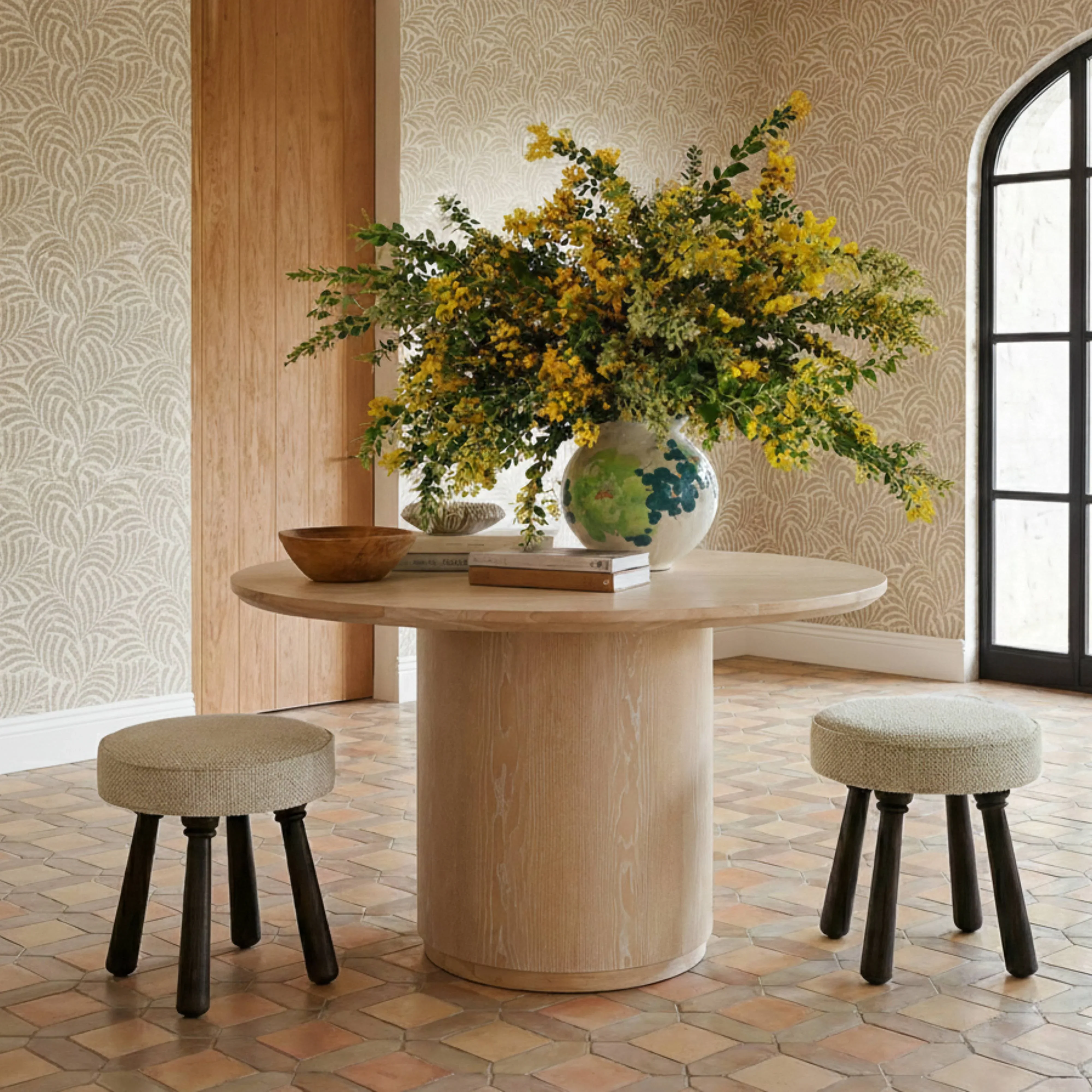 Pookie Performance Boucle Accent Stool - Image 2