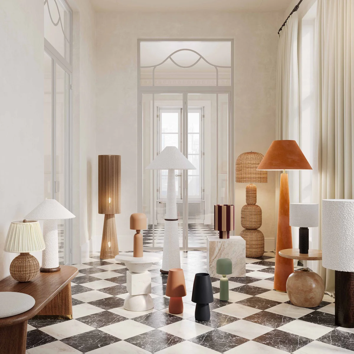 Porcini  Terracotta Table Lamp - Image 2