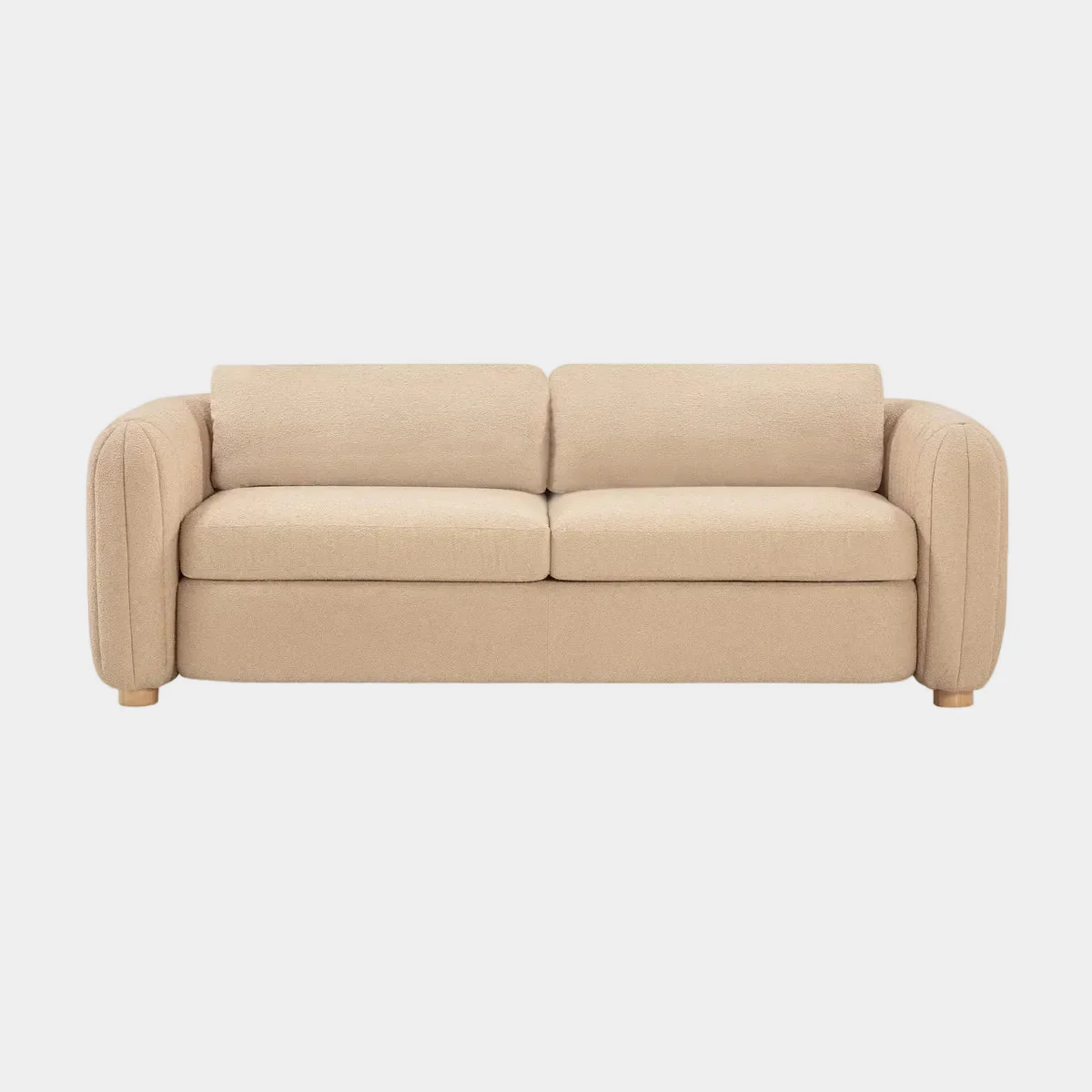 Porto 90" Honey Boucle Sofa
