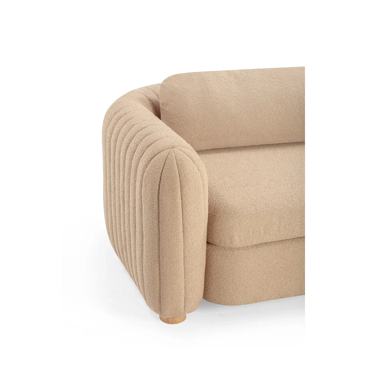 Porto 90" Honey Boucle Sofa - Image 7