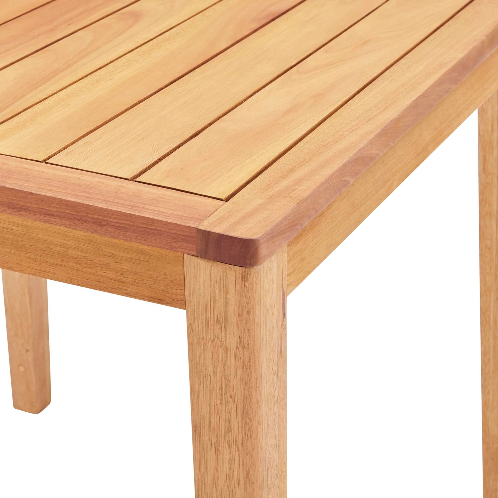 Portsmouth Karri Wood Outdoor Patio Bar Table in Natural - Image 5