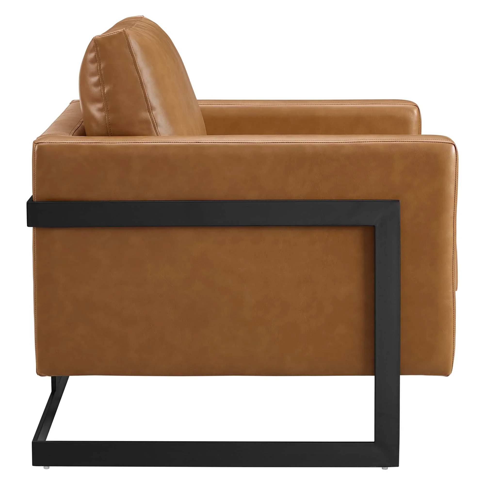 Posse Vegan Leather Accent Chair - Image 4