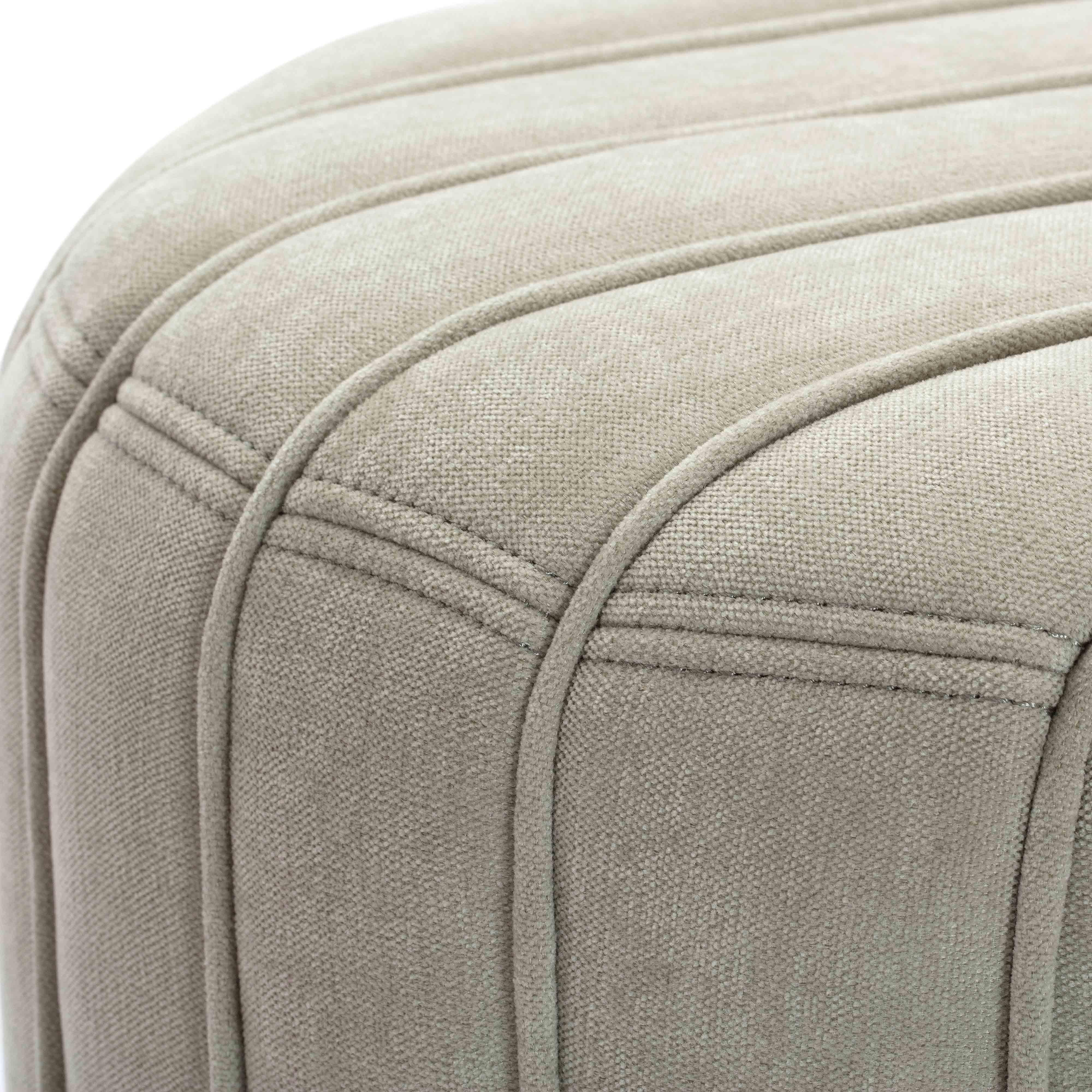 Pouch Chenille Ottoman - Image 4