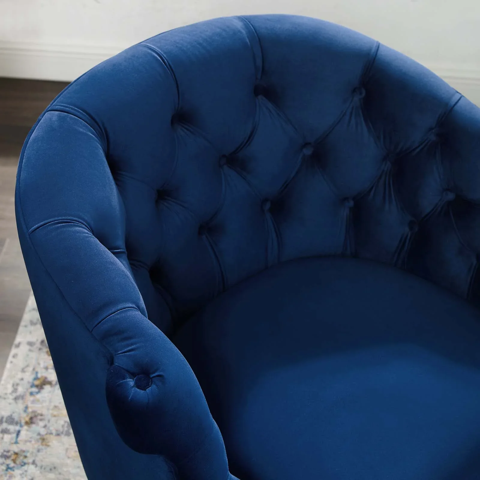 Precept Accent Performance Velvet Armchair - Image 2