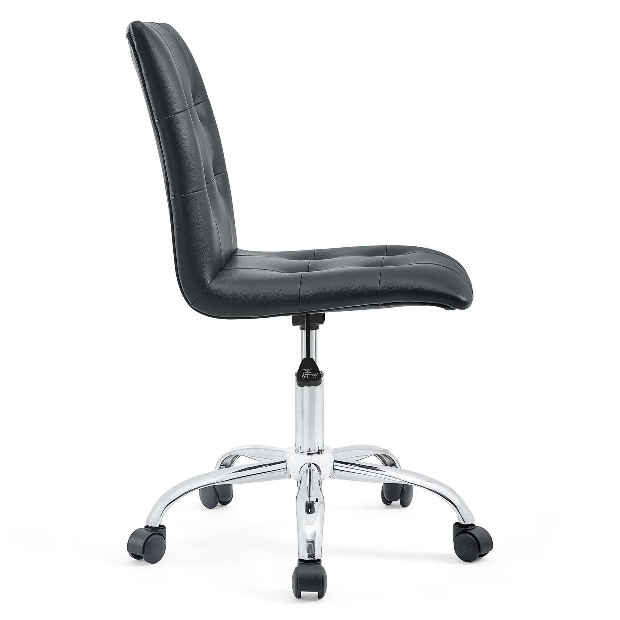 Prim Armless Mid Back Office Chair - Image 4