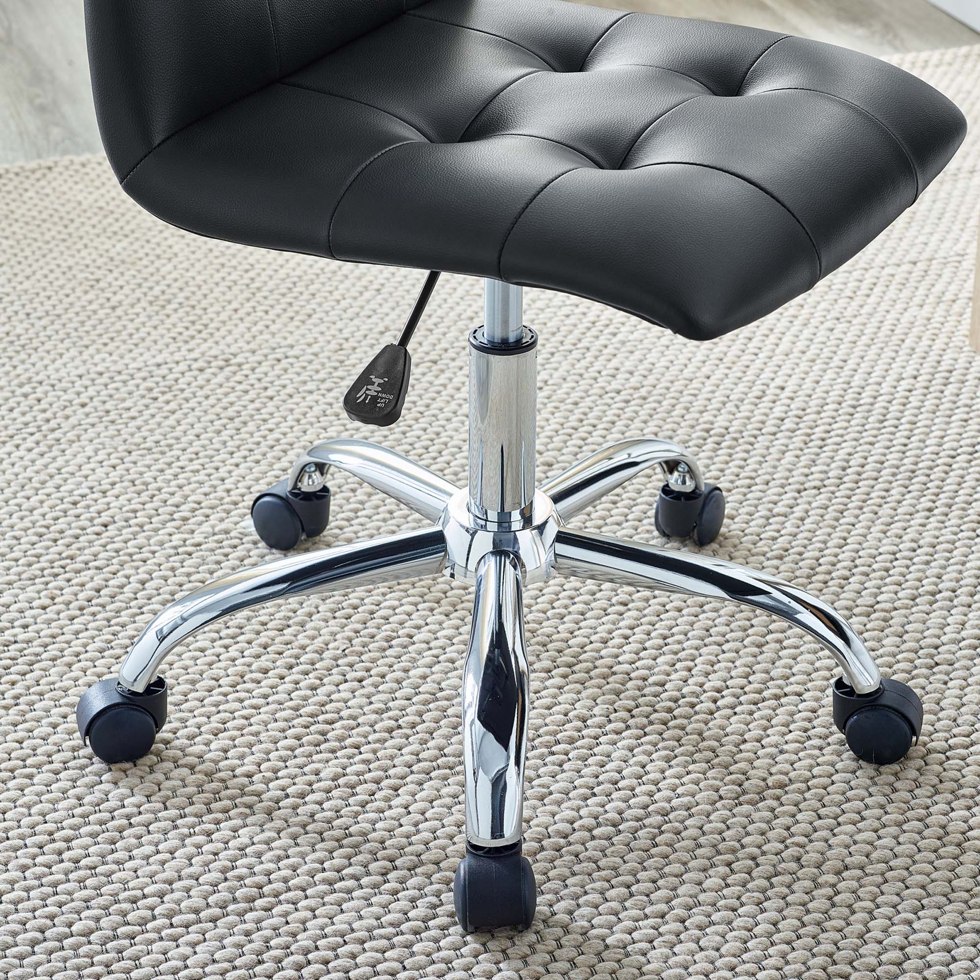 Prim Armless Mid Back Office Chair - Image 8