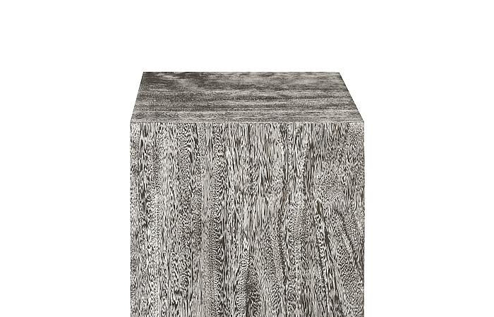 Prism Pedestal, Medium, Gray Stone - Image 2