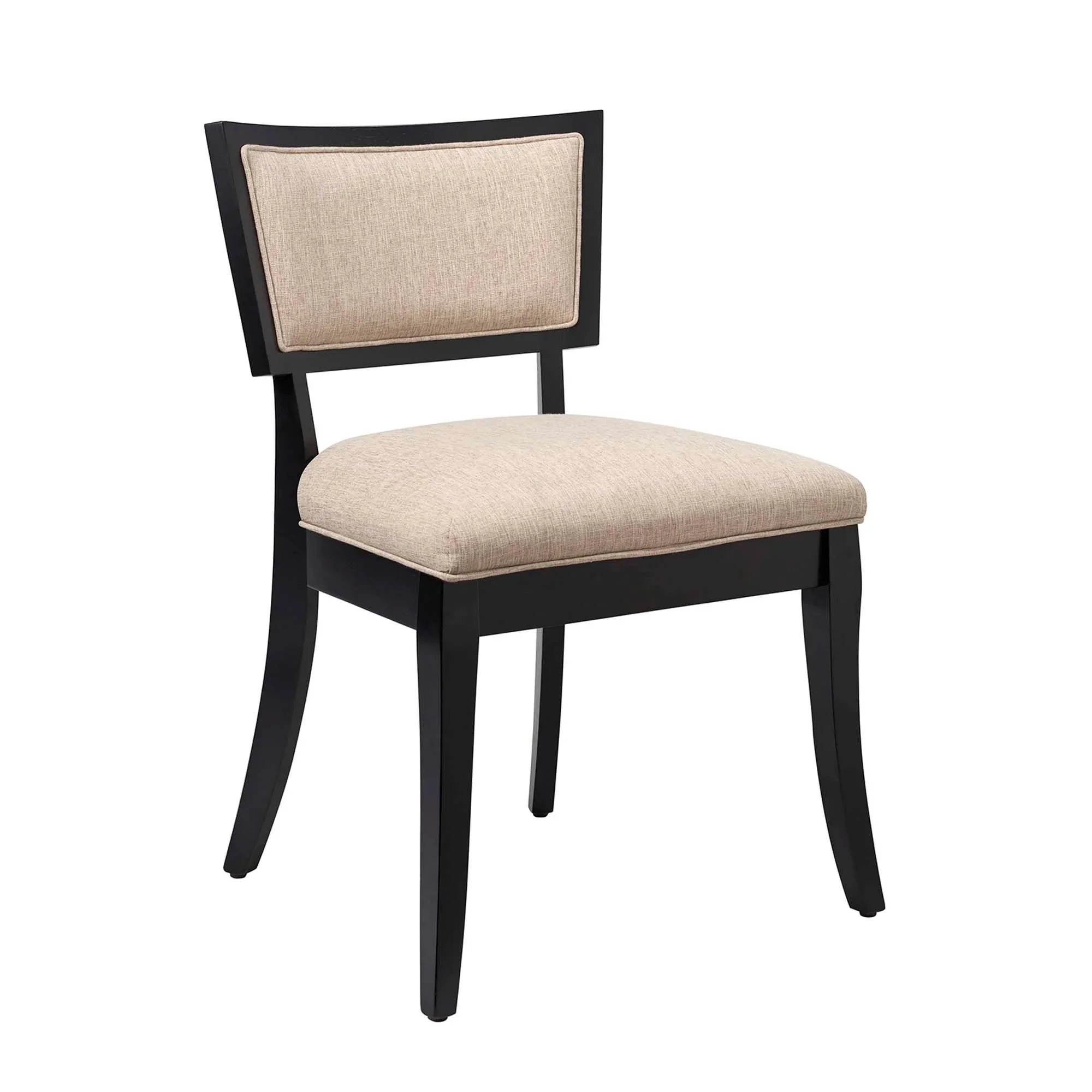 Pristine Upholstered Fabric Dining Chairs Set of 2 - Image 4