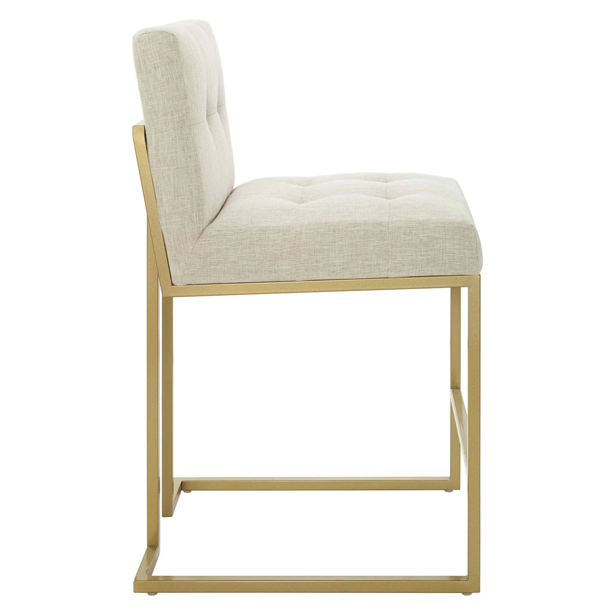 Privy Counter Stool Upholstered Fabric Set of 2 - Image 4