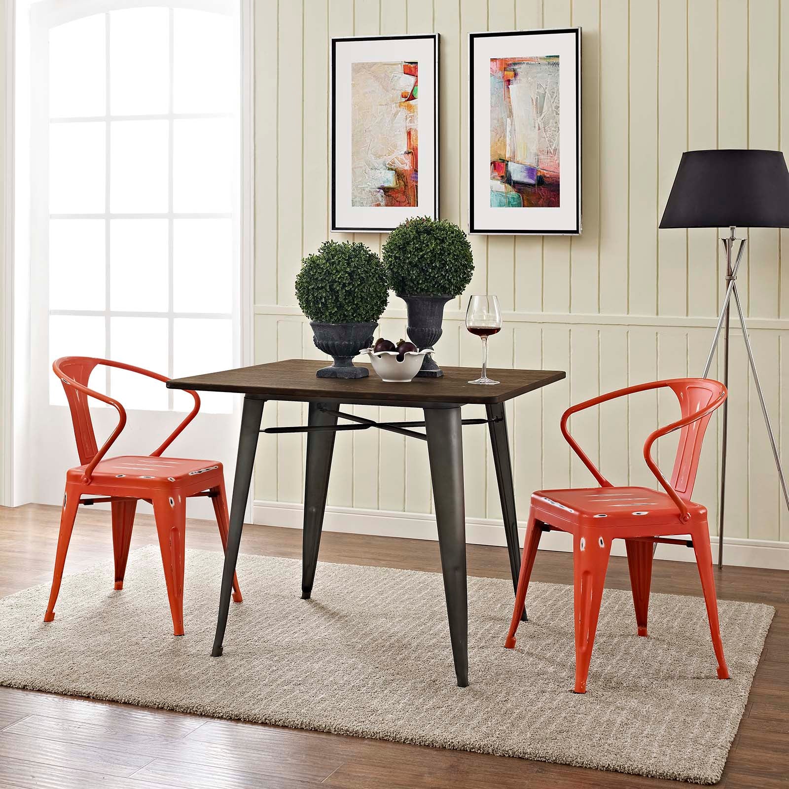 Promenade Dining Chair Set of 2 in Red - Image 2