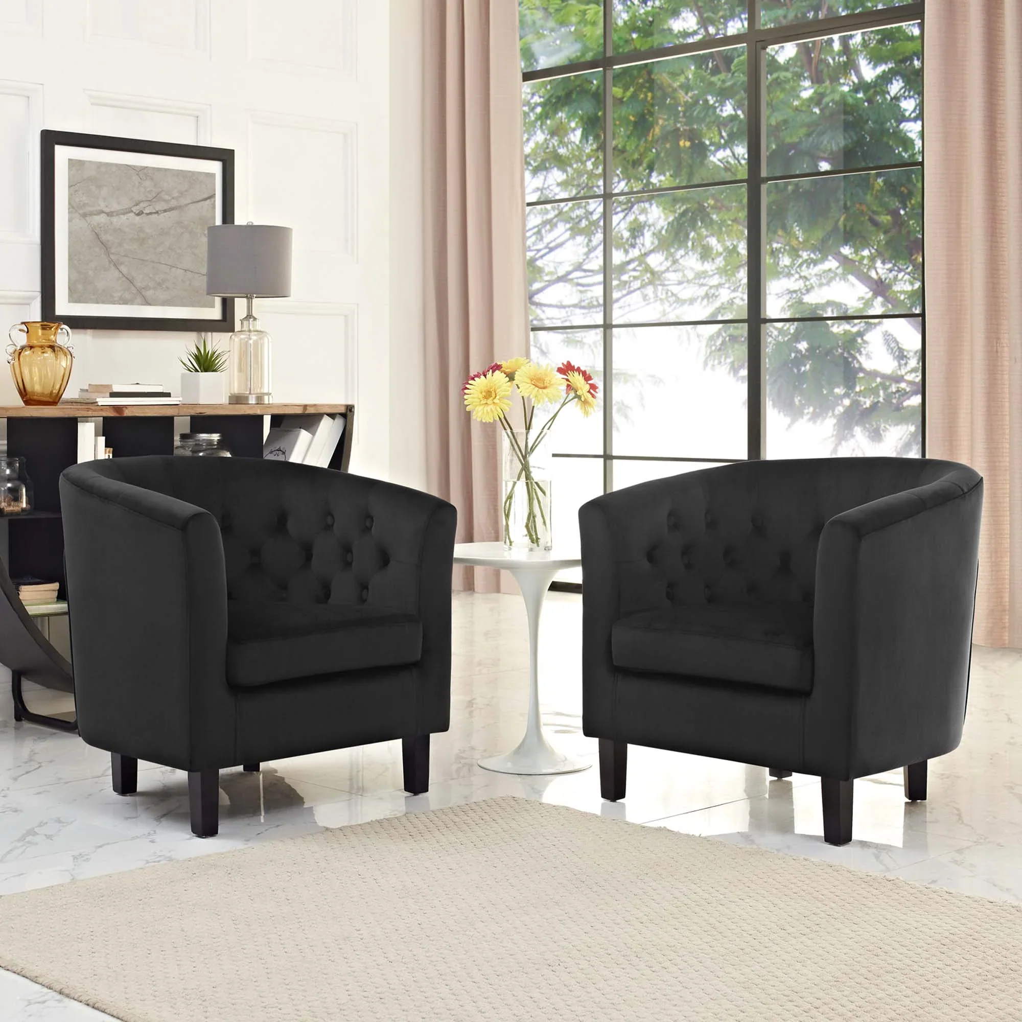 Prospect 2 Piece Performance Velvet Armchair Set - Image 2