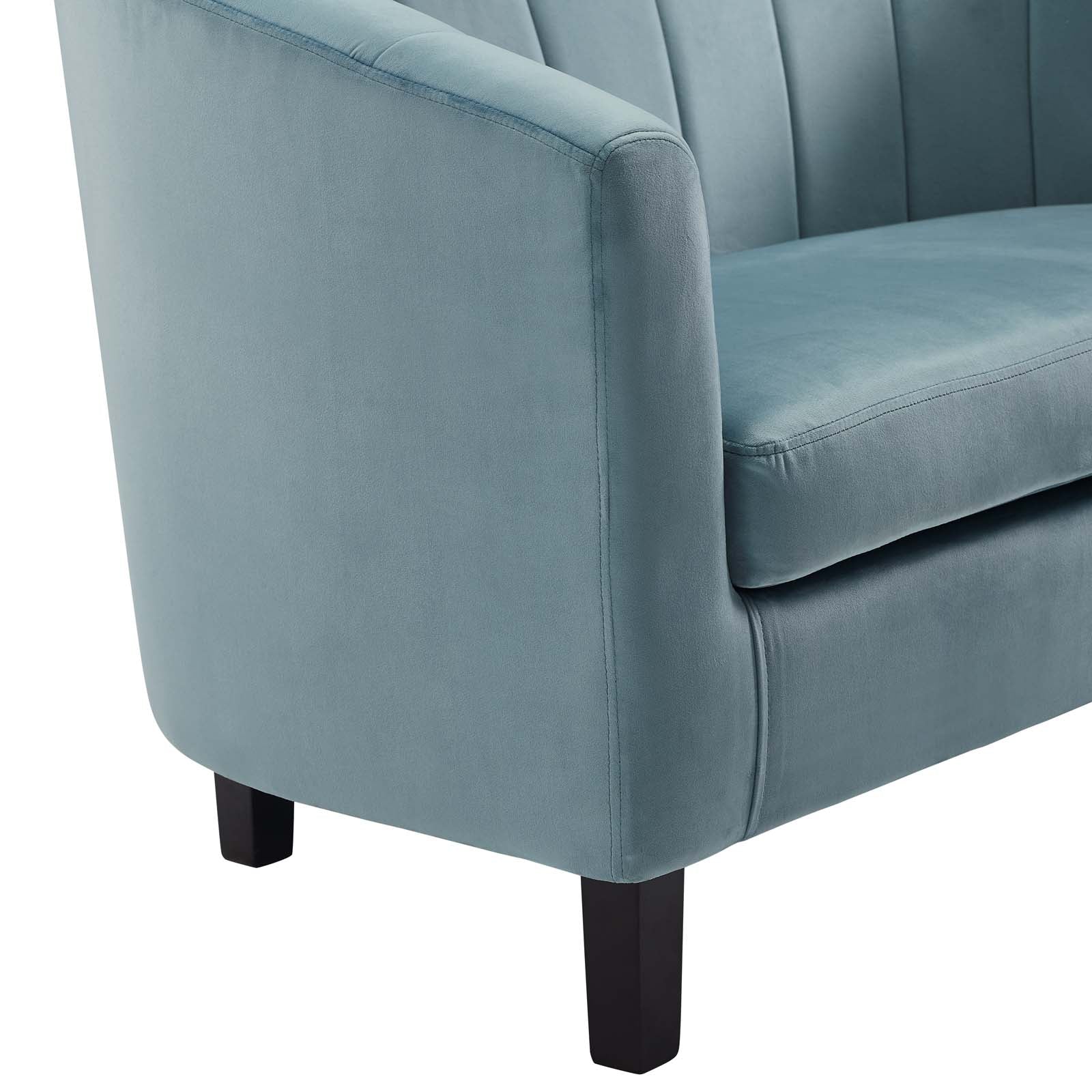 Prospect Channel Tufted Performance Velvet Armchair - Image 11