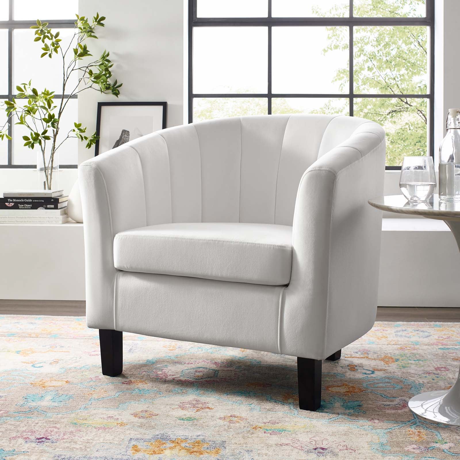 Prospect Channel Tufted Performance Velvet Armchair - Image 22