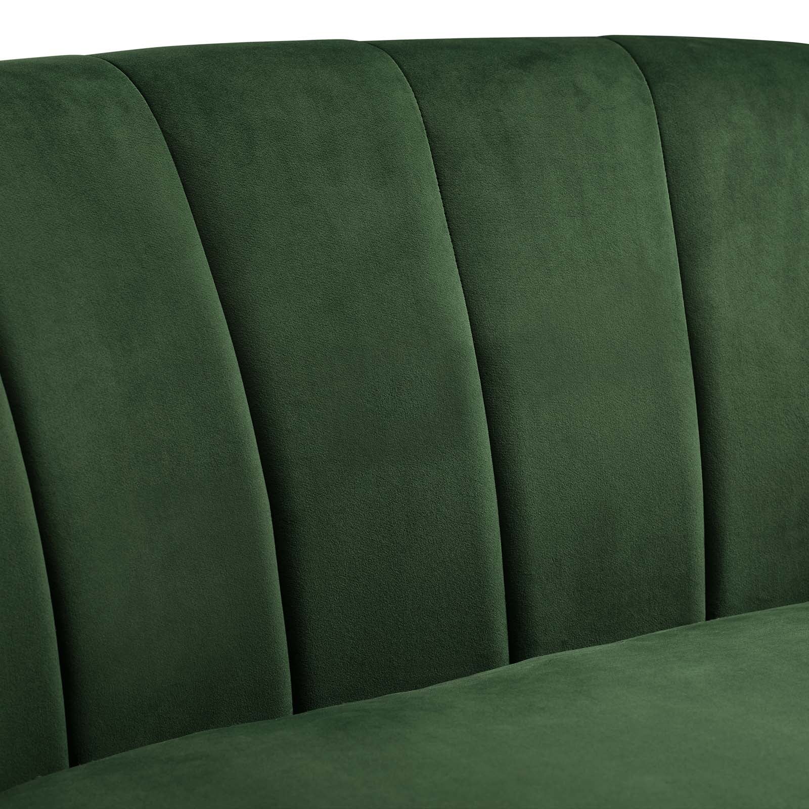 Prospect Channel Tufted Performance Velvet Armchair - Image 5
