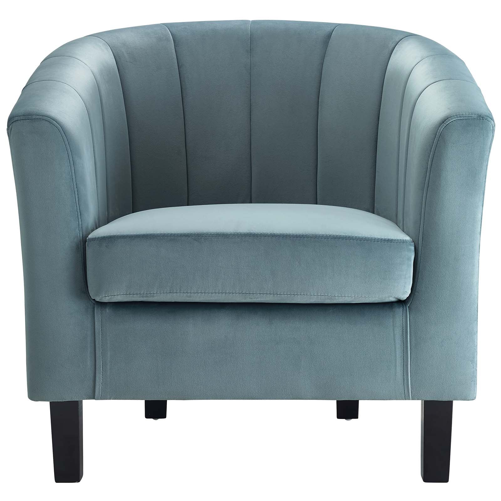 Prospect Channel Tufted Performance Velvet Armchair - Image 8