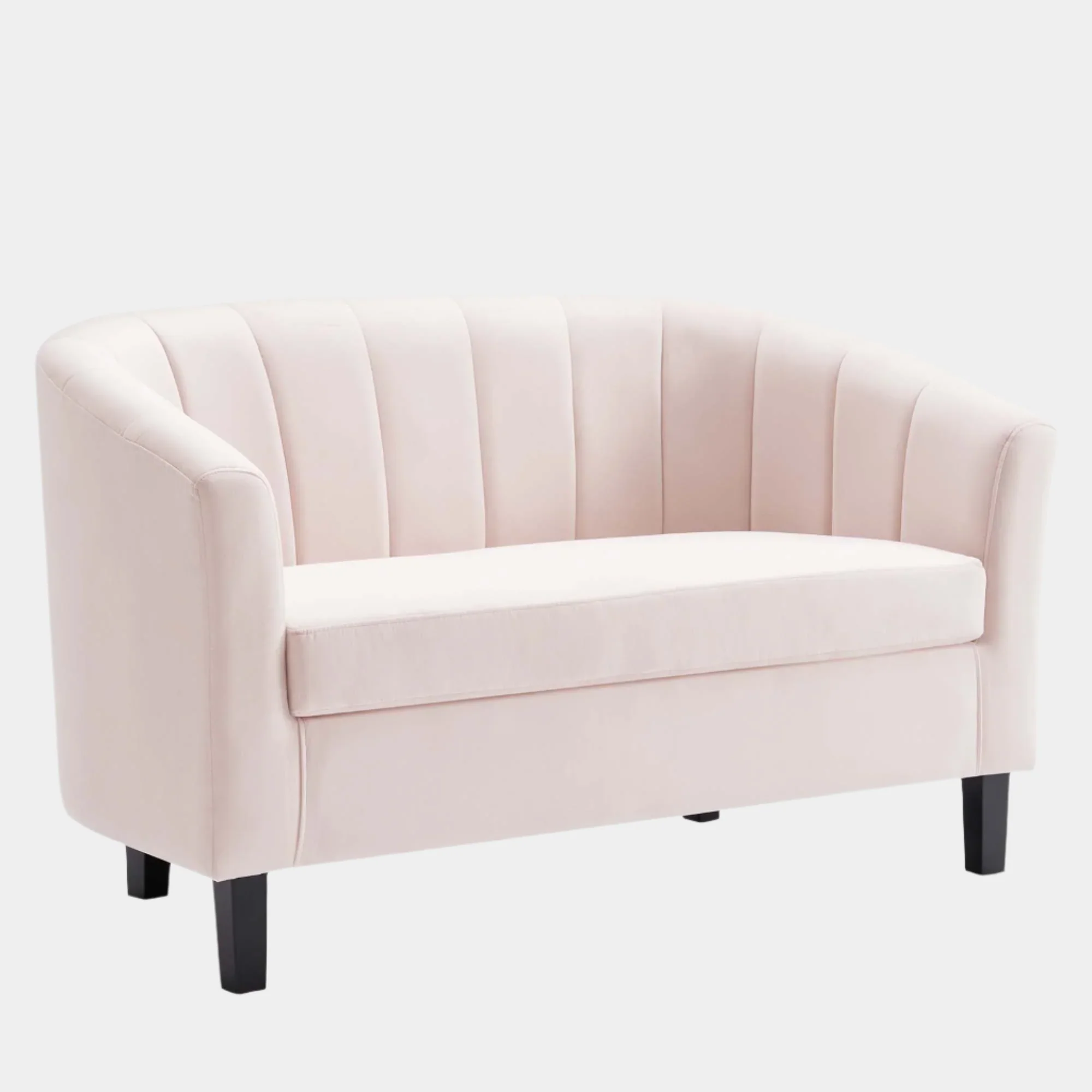 Prospect Channel Tufted Performance Velvet Loveseat