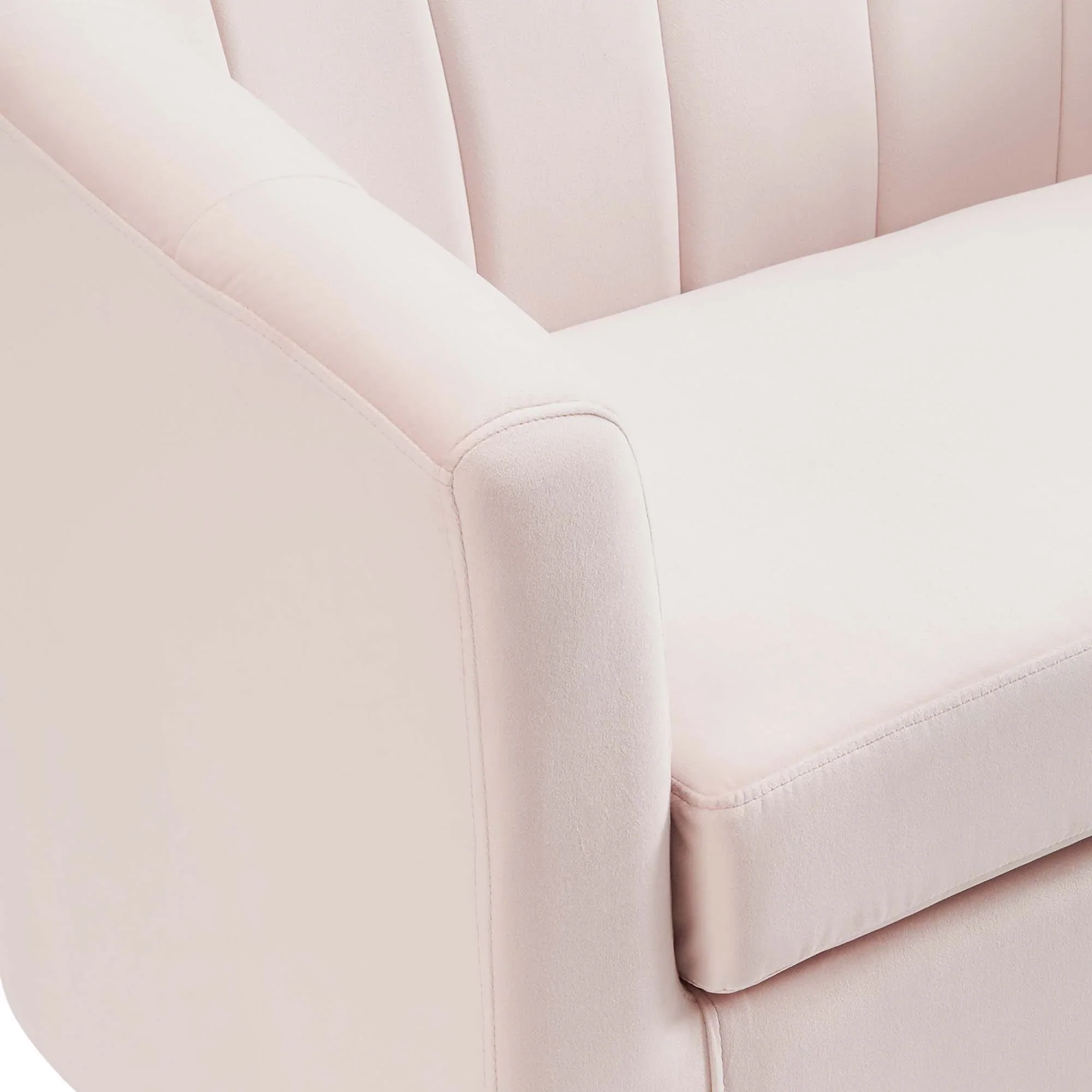 Prospect Channel Tufted Performance Velvet Loveseat - Image 6