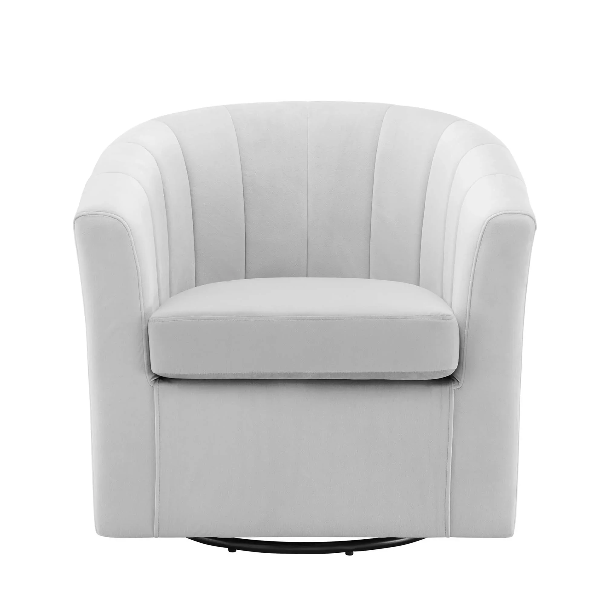 Prospect Performance Velvet Swivel Armchair - Image 3