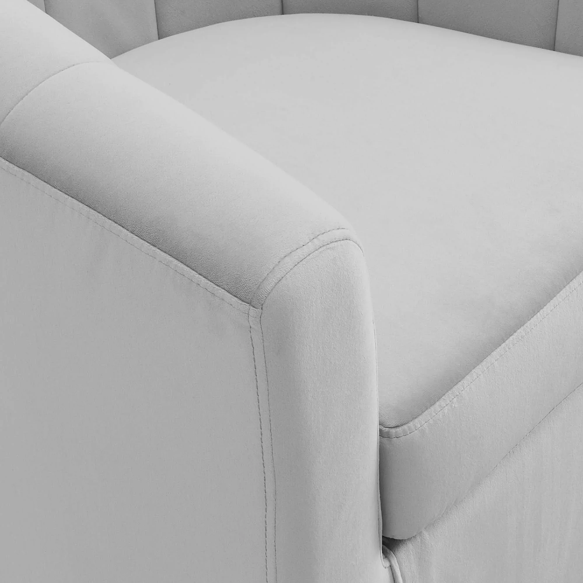 Prospect Performance Velvet Swivel Armchair - Image 6