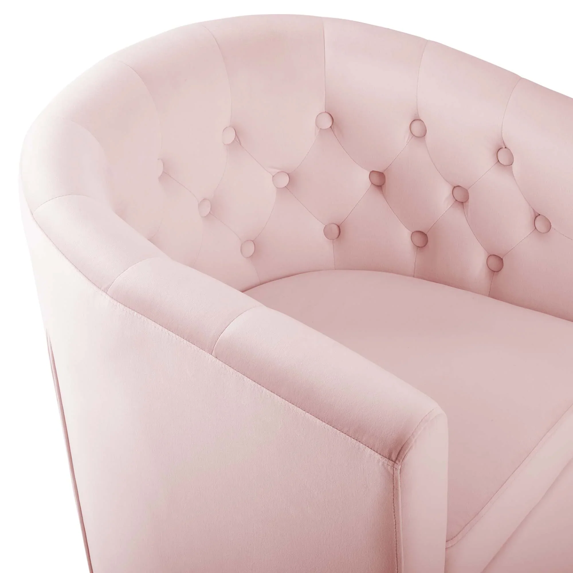 Prospect Tufted Performance Velvet Swivel Armchair - Image 15