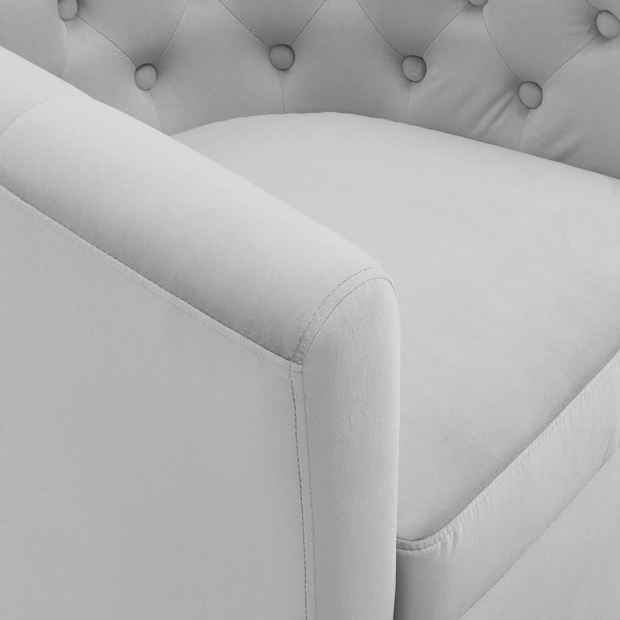 Prospect Tufted Performance Velvet Swivel Armchair - Image 6